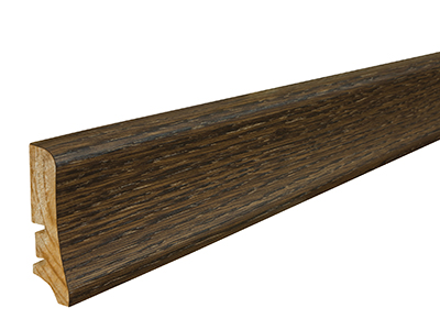 Lišta soklová drevená Dub Beryl, lak, P20 20x58x2200