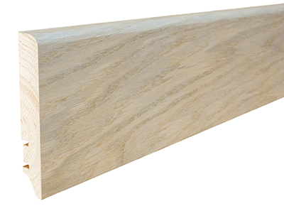 Lišta soklová drevená Dub Touch, lak, P61, 16x90x2200