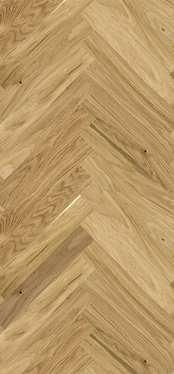 Drevená podlaha Dub Caramel Piccolo Herringbone  , matný lak, 14x110x660 mm