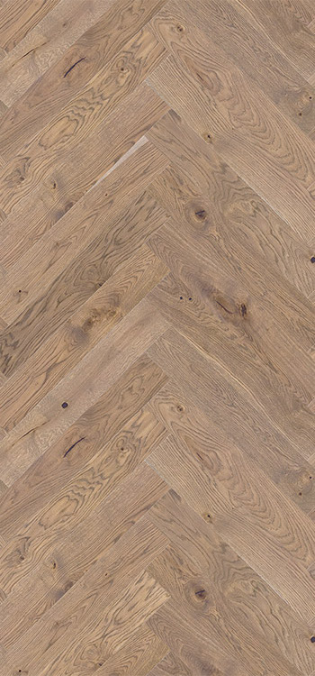 Drevená podlaha Dub Serene Piccolo Herringbone , matný lak, 14x110x660 mm