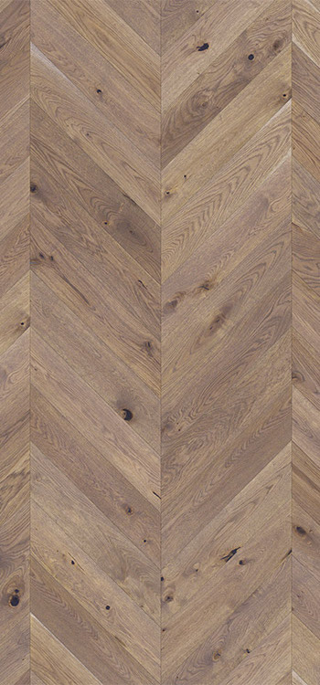Drevená podlaha Dub Serene Chevron,matný lak, 4V, 14x130x725 mm